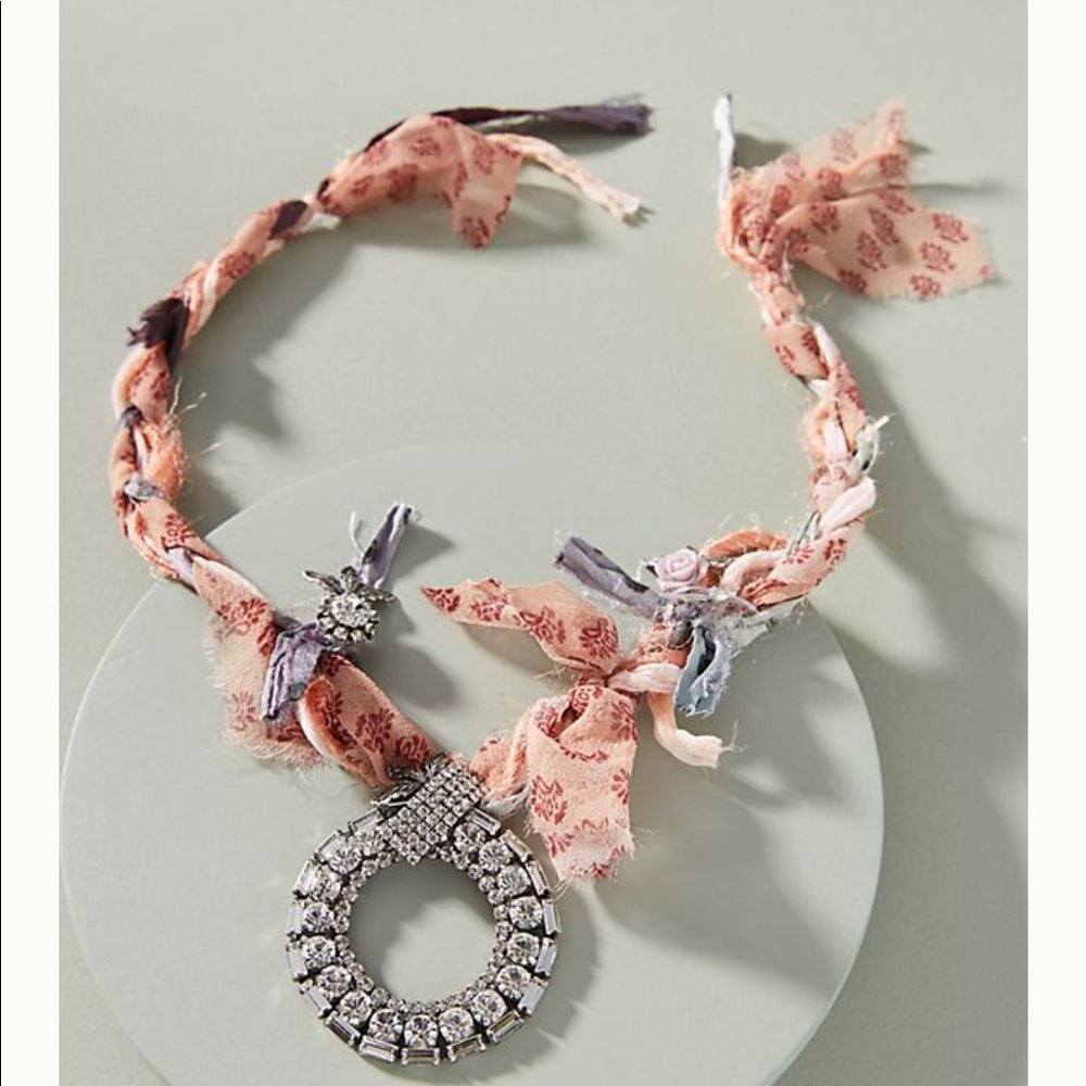 DANNIJO Jasmine ribbon necklace, NWT , sold out ,